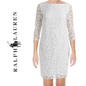 lauren ralph lauren lace cocktail dress